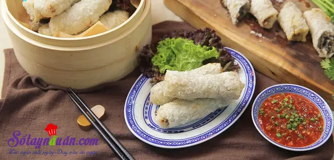 Cách làm chả tôm cuốn cực kì hấp dẫn