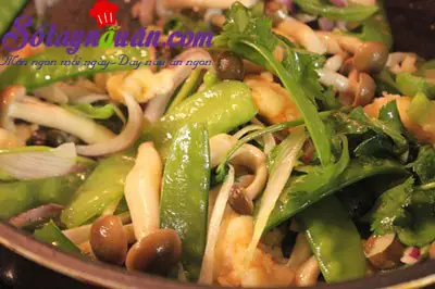 Cách làm đậu hà lan xào tôm và thịt ngon ngọt bổ dưỡng