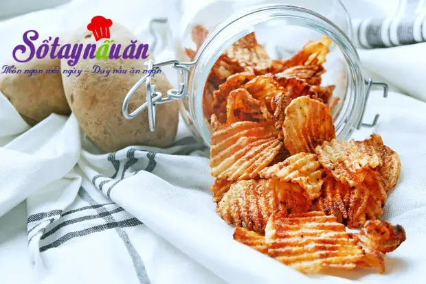 Tự Tay Làm Snack Khoai Tây Cay Giòn Tại Nhà