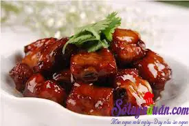 Cách làm sườn xào chua ngọt miền Bắc đơn giản tại nhà