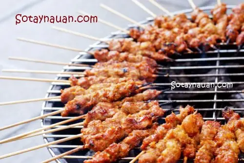 Cách làm thịt xiên nướng vàng rộm thơm ngon