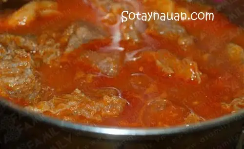 Cach lam bo sot vang, huong dan nau an ngon, so tay nau an, mon ngon cuoi tuan
