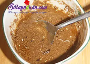 C&aacute;ch l&agrave;m đậu phụ sốt vừng xi&ecirc;n que cực thơm ngon 3
