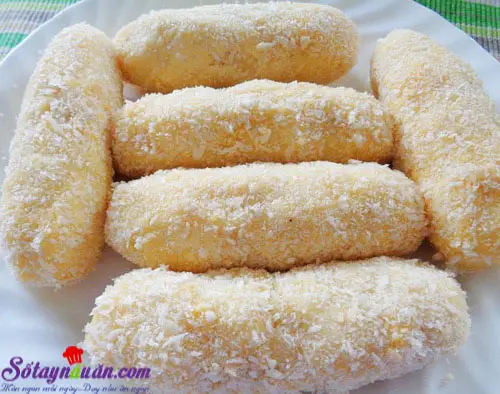 C&aacute;ch l&agrave;m khoai t&acirc;y bọc c&aacute; ngừ chi&ecirc;n gi&ograve;n si&ecirc;u hấp dẫn 6