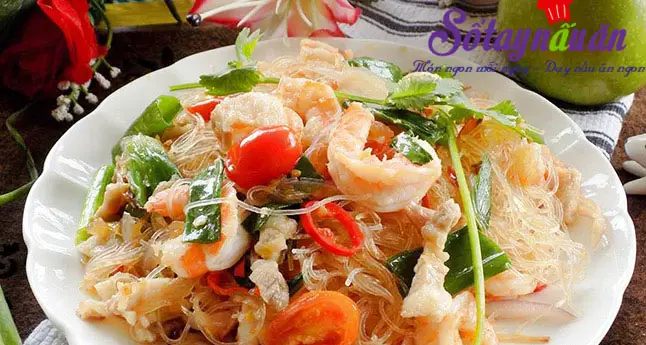 C&aacute;ch l&agrave;m miến x&agrave;o t&ocirc;m 8