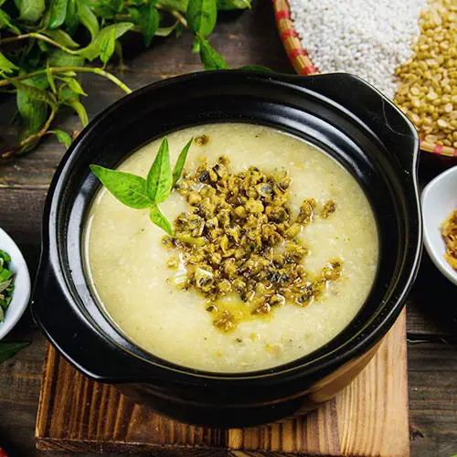 C&aacute;ch l&agrave;m ch&aacute;o hến đậu xanh