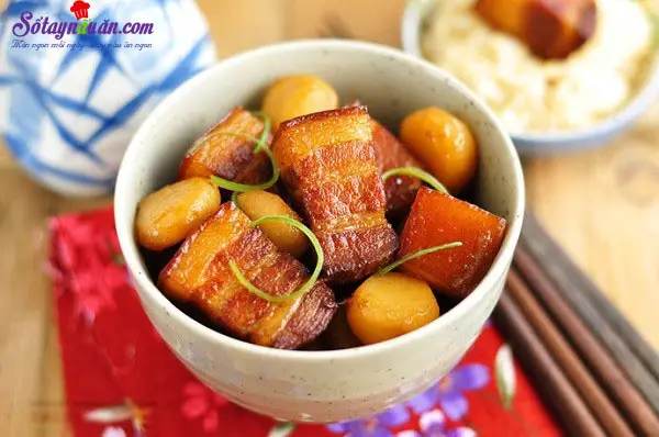 C&ocirc;ng thức cho m&oacute;n thịt kho củ năng đậm đ&agrave; đưa cơm kết quả