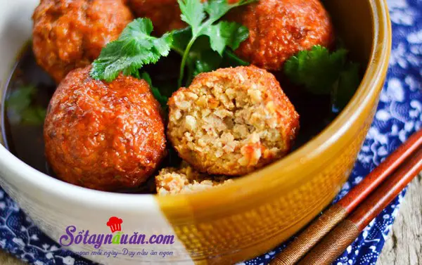 C&ocirc;ng thức thịt vi&ecirc;n chi&ecirc;n đậm đ&agrave; ngon cơm kết quả