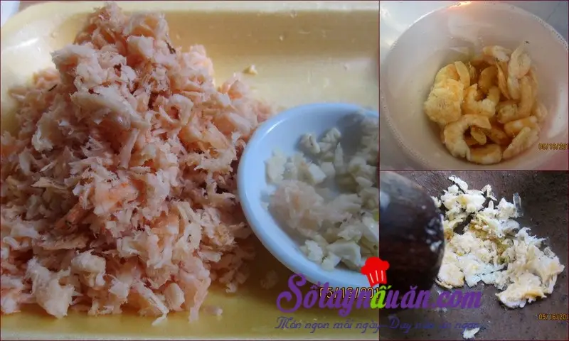 Đậu bắp x&agrave;o t&ocirc;m kh&ocirc;