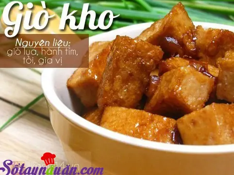 Gi&ograve; kho đơn giản dễ l&agrave;m