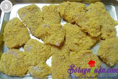 Gi&ograve;n tan thịt g&agrave; chi&ecirc;n x&ugrave; 3