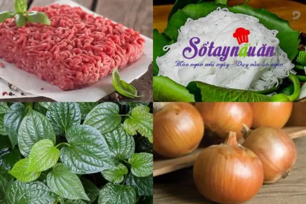 C&aacute;ch l&agrave;m b&uacute;n chả l&aacute; lốt