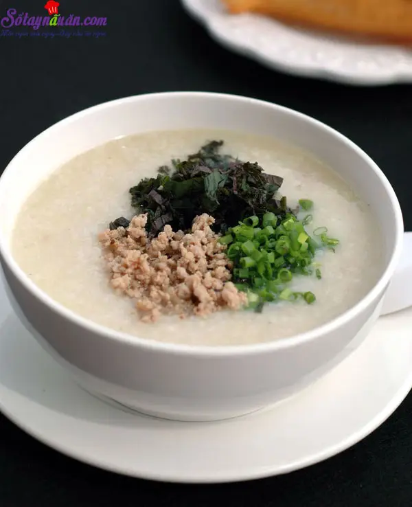 Ch&aacute;o thịt heo đậu hũ