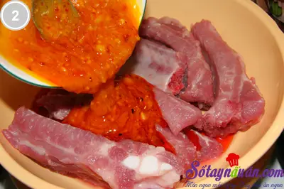 Sườn nướng chao sa tế 2