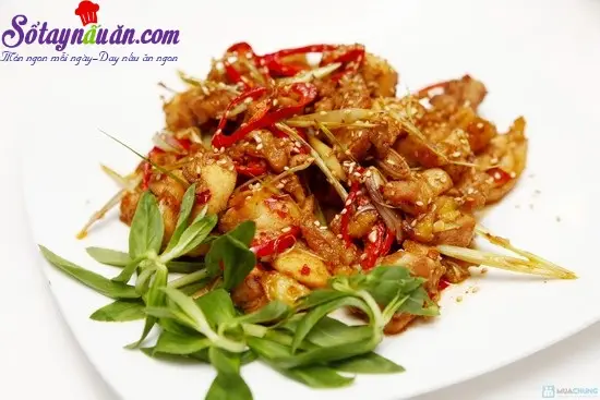 Hướng dẫn cách làm món gà rang xả ớt ngon tuyệt cú mèo